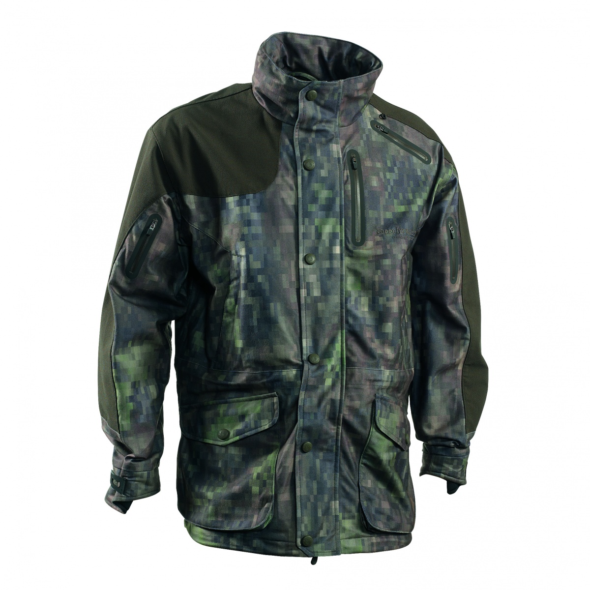 Куртка Deerhunter Recon: водонепроницаемые молнии, удобно расположенные функциональные карманы, укрепляющие детали из кордуры