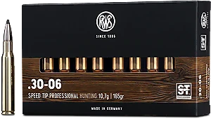 ПАТРОНЫ RWS 30-06 SPR 10,7ГР 165GRN SPEED TIP PRO