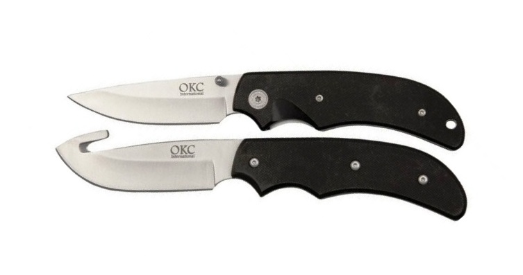 НАБОР НОЖ ФИКСИРОВАННЫЙ И НОЖ СКЛАДНОЙ ONTARIO HUNTER PACK КЛИНОК 7CR17MOV РУКОЯТЬ G10