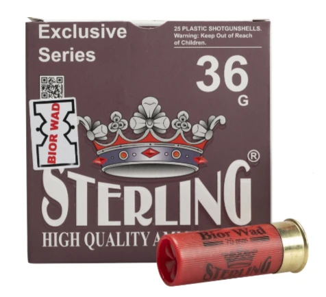 ПАТРОН STERLING ДРОБЬ №5 12/70 BIOR 36ГР
