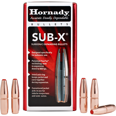 ПУЛЯ HORNADY 45CAL 410GR SUB-X BOX 50ШТ