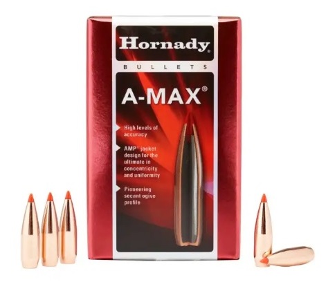 ПУЛЯ HORNADY 30 CAL 168 GR A-MAX BOX 100ШТ