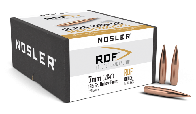 ПУЛЯ NOSLER 7MM 185GR HPBT RDF BOX 100ШТ