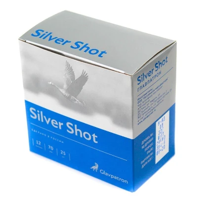 ПАТРОН ГЛАВПАТРОН SILVER SHOT ДРОБЬ № 00 12/70 32ГР ИМПОРТНЫЙ ПОРОХ