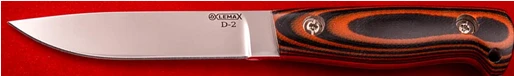 НОЖ ФИКСИРОВАННЫЙ LEMAX ФИНСКИЙ-2 СТАЛЬ D2 РУКОЯТЬ МИКАРТА ЦЕЛЬНОМЕТАЛЛИЧЕСКИЙ