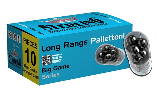 ПАТРОН STERLING 12/70 LONGRANGE BUCKSHOT КАРТЕЧЬ 8,6ММ