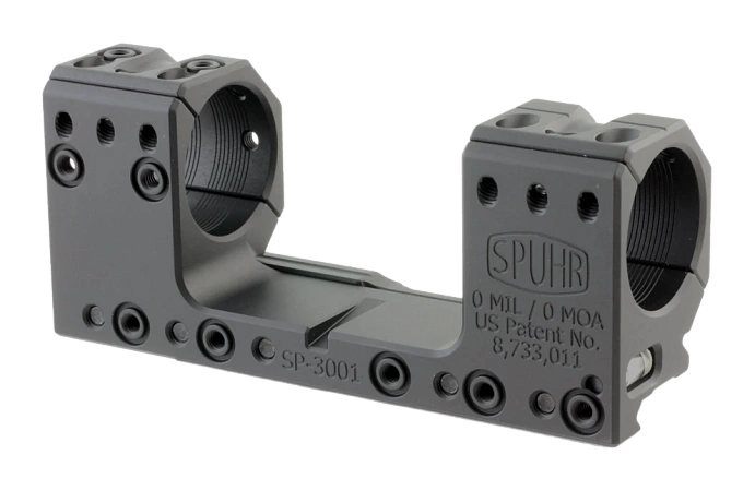КРОНШТЕЙН ТАКТИЧЕСКИЙ SPUHR 30MM H30 0MIL НА WEAVER/PICATINNY