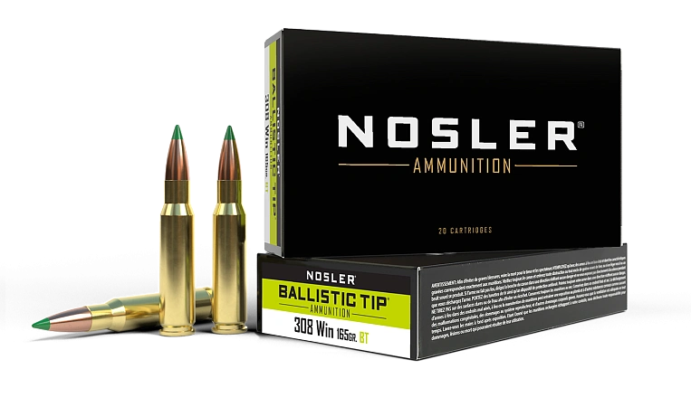 ПАТРОН NOSLER BTA .308 WIN. BT SP 10,7Г 165GR