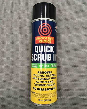 ОЧИСТИТЕЛЬ СТВОЛА SHOOTER'S CHOISE QUICK SCRUB III 425ГР АЭРОЗОЛЬ
