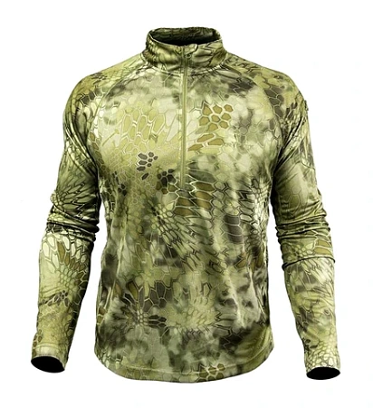 ФУТБОЛКА KRYPTEK HYPERION LS ZIP MANDRAKE