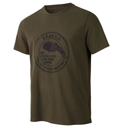 ФУТБОЛКА HARKILA WINDLIFE BEAR S/S WILLOW GREEN