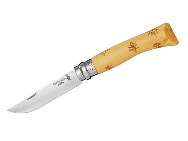 НОЖ СКЛАДНОЙ OPINEL №10 КЛИНОК INOX РУКОЯТЬ БУК СО ШТОПОРОМ
