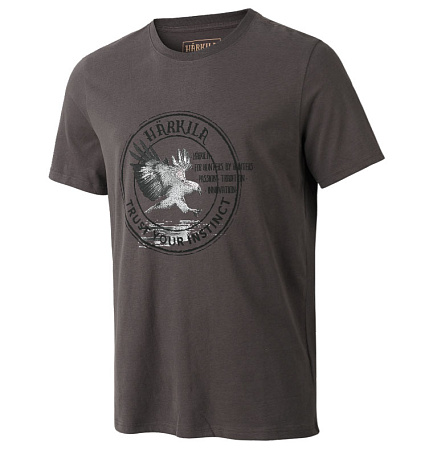 ФУТБОЛКА HARKILA WINDLIFE EAGLE S/S MULCH GREY