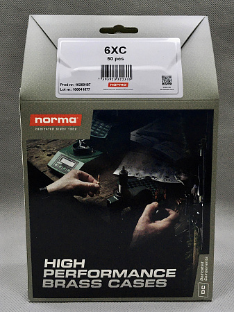 ГИЛЬЗА NORMA 6XC BOX 50ШТ