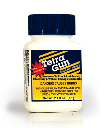 СРЕДСТВО ДЛЯ УДАЛЕНИЯ ВОРОНЕНИЯ И РЖАВЧИНЫ TETRA GUN BLUE & RUST REMOVER БЛИСТЕР 80ML
