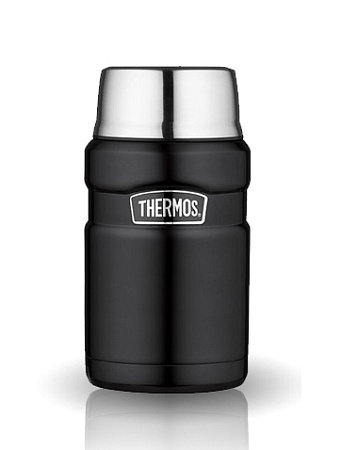 ТЕРМОС ИЗ НЕРЖАВЕЮЩЕЙ СТАЛИ THERMOS SK3020-BK MATTE BLACK KING FOOD JAR  0.71 Л