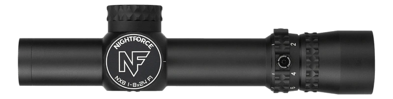 ПРИЦЕЛ ОПТИЧЕСКИЙ NIGHTFORCE NX8 1-8X24 F1 ZEROSTOP 2MRAD FC DMXL С ПОДСВЕТКОЙ C654
