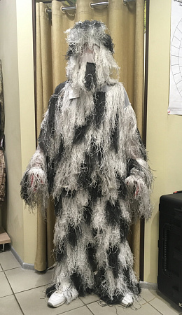 КОСТЮМ МАСКИРОВОЧНЫЙ GHILLIE БЕЛЫЙ