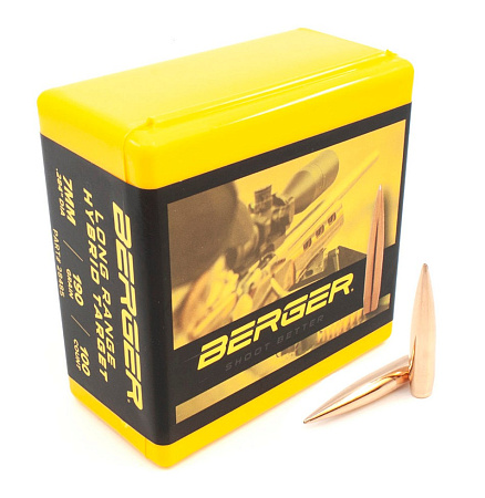 ПУЛЯ BERGER 7MM 190GR LONG RANGE HYBRID TARGET BOX 100ШТ