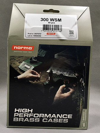 ГИЛЬЗА NORMA 300 WSM BOX 50ШТ