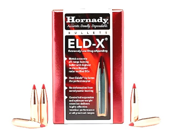 ПУЛЯ HORNADY 6.5MM 143GR ELD-X BOX 100ШТ