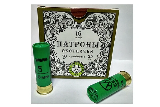 ПАТРОН СКМ ДРОБЬ №1 16/70 30ГР Б/К