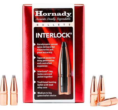 ПУЛЯ HORNADY 30 CAL 165GR BTSP BOX 100ШТ