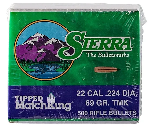 ПУЛЯ SIERRA 22CAL 69GR TMK MATCHKING BOX 100ШТ