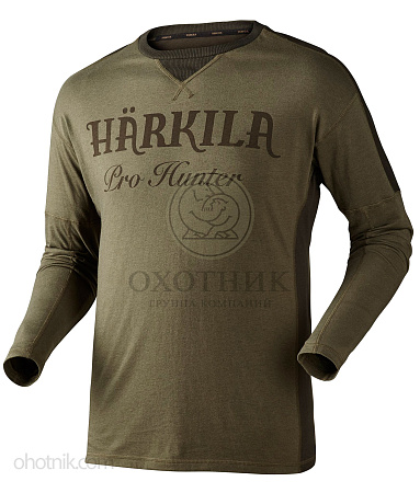 ФУТБОЛКА HARKILA PRO HUNTER L/S LAKE GREEN/SHADOW BROWN