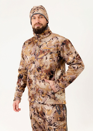 КУРТКА ФЛИСОВАЯ KING HUNTER JACKET CAMO DUCK