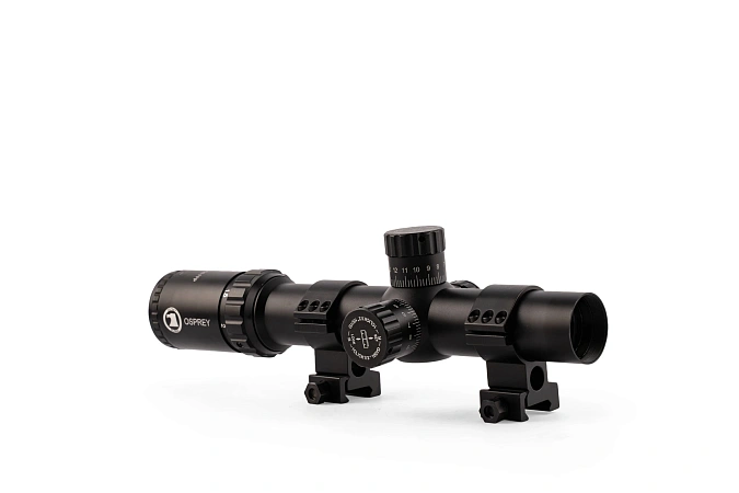 ПРИЦЕЛ ОПТИЧЕСКИЙ OSPREY GLOBAL ELIT SERIES 1-10X28 MIL DOT С ПОДСВЕТКОЙ 1-АЯ ФОКАЛЬНАЯ КОЛЬЦА Ø34ММ