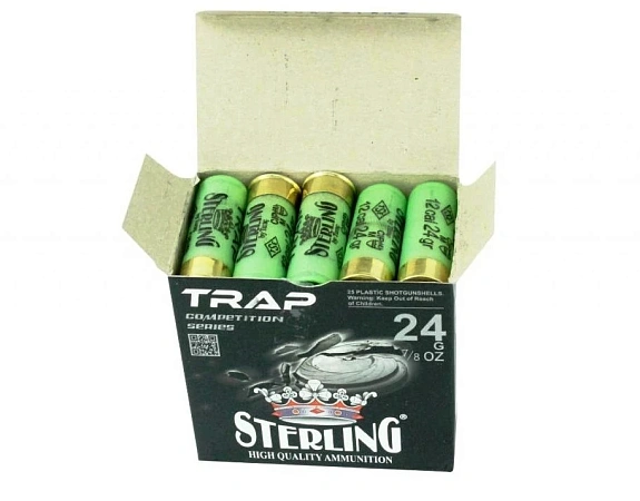 ПАТРОН STERLING TRAP ДРОБЬ №7,5 12/70 24ГР