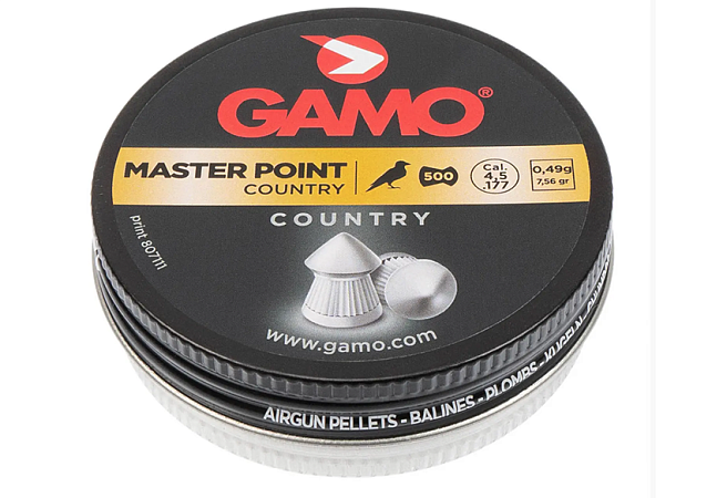 ПУЛИ ПНЕВМАТИЧЕСКИЕ 4,5 ММ GAMO MASTER POINT 0,49 ГР 500ШТ