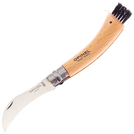НОЖ СКЛАДНОЙ OPINEL №8 НОЖ ГРИБНОЙ КЛИНОК INOX РУКОЯТЬ ДЕРЕВО