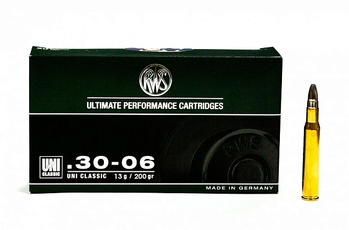 ПАТРОНЫ RWS 30-06 SPR 13,0ГР 200GRN UNI CLASSIC