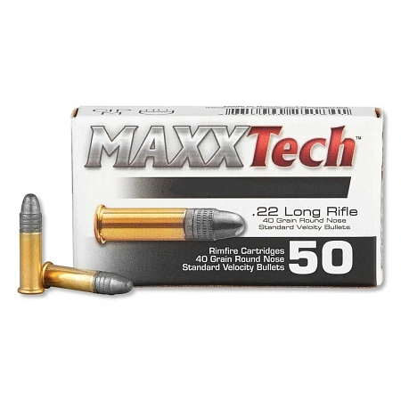 ПАТРОНЫ POBJEDA MAXXTECH 22 LR 2,6Г 40GRN ROUND NOSE