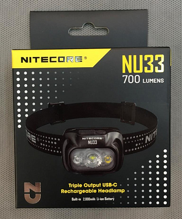 ФОНАРЬ НАЛОБНЫЙ NITECORE NU33