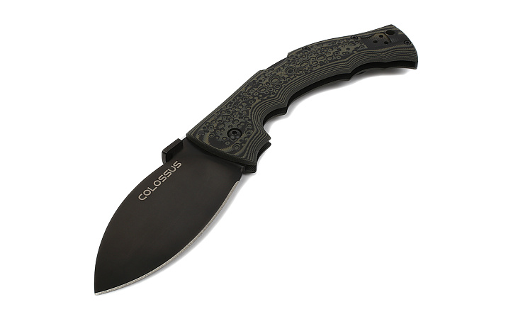 НОЖ СКЛАДНОЙ COLD STEEL COLOSSUS КЛИНОК CTS XHP РУКОЯТЬ ЗЕЛЕНАЯ G10