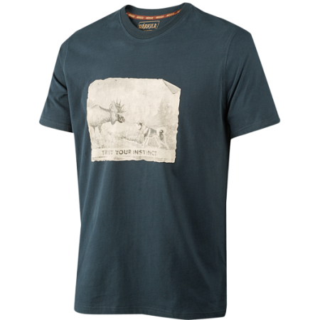 ФУТБОЛКА HARKILA ODIN MOOSE &DOG DARK NAVY