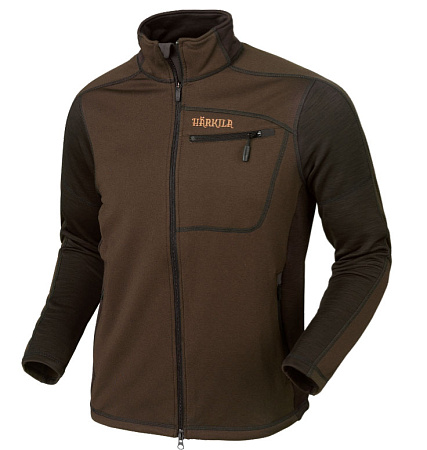 ТОЛСТОВКА ФЛИС HARKILA VESTMAR HYBRID STATE BROWN MELANGE