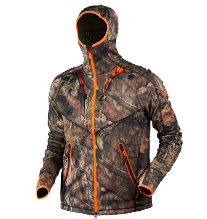 ТОЛСТОВКА ФЛИС HARKILA MOOSE HUNTER FLEECE MOSSY OAK BREAK-UP COUNTRY/MOSSY OAK ORANGE BLAZE