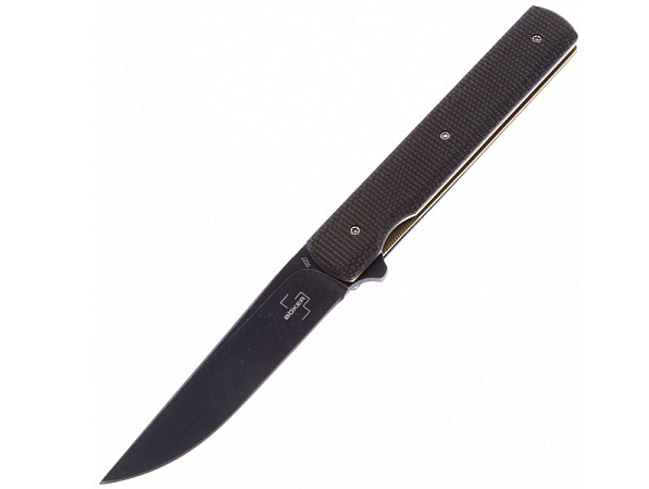 НОЖ СКЛАДНОЙ BOKER URBAN TRAPPER LINEAR MICARTA КЛИНОК VG10 РУКОЯТЬ ТИТАН И МИКАРТА