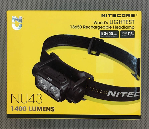 ФОНАРЬ НАЛОБНЫЙ NITECORE NU43