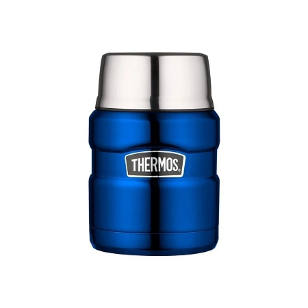 ТЕРМОС ИЗ НЕРЖАВЕЮЩЕЙ СТАЛИ С ЛОЖКОЙ THERMOS SK3020-BL 0.71 Л