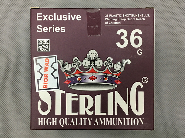 ПАТРОН STERLING ДРОБЬ №1 12/70 36ГР