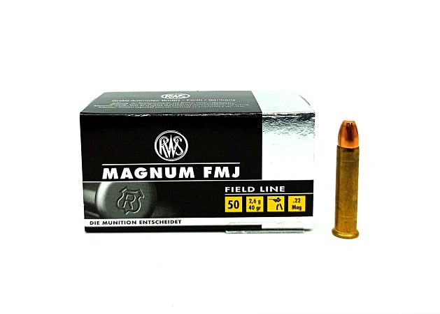 ПАТРОНЫ RWS 22 WIN MAG 2,6ГР 40GRN FMG
