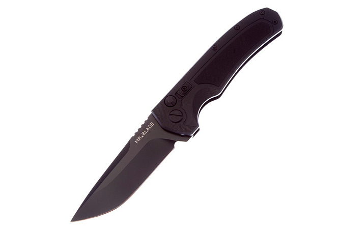НОЖ СКЛАДНОЙ MR BLADE RAVEN BLACK КЛИНОК ЧЕРНЫЙ D2 РУКОЯТЬ G10