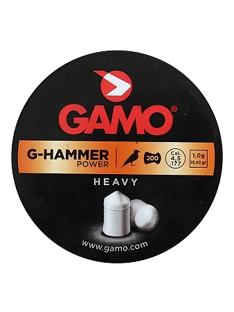 ПУЛИ ПНЕВМАТИЧЕСКИЕ 4,5 ММ GAMO G-HAMMER 1,0ГР 200ШТ