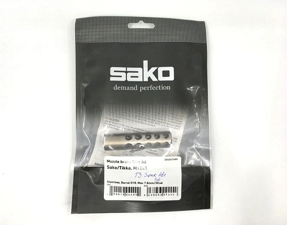 ДУЛЬНЫЙ ТОРМОЗ TIKKA Т3Х STAINLISS ПОД РЕЗЬБУ MТ15X1