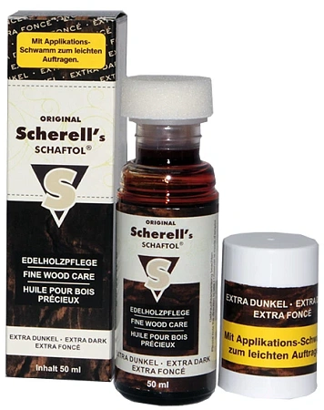 СРЕДСТВО ДЛЯ ОБРАБОТКИ ДЕРЕВА BALLISTOL SCHERELL SCHAFTOL 50ML СВЕРХТЕМНОЕ